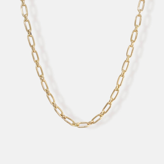 Boyfriend Link Chain Necklace gold