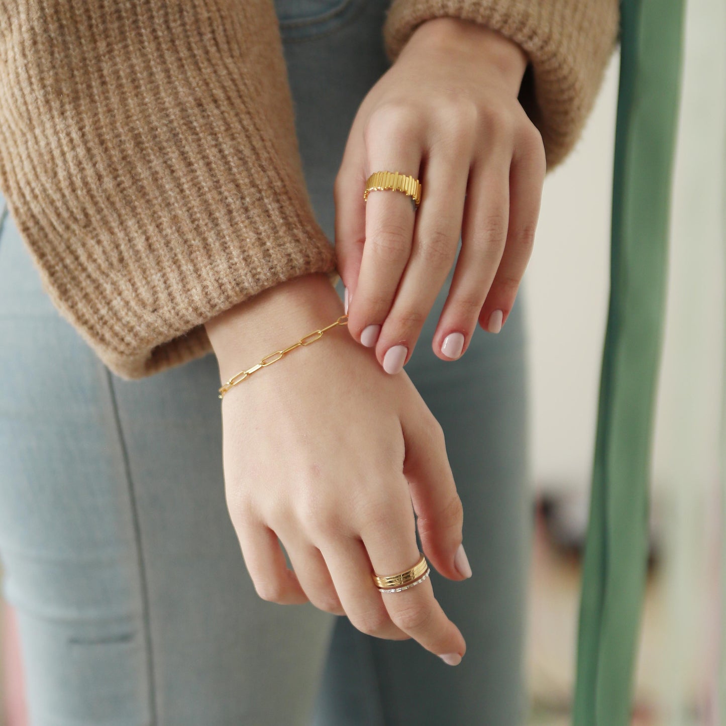 Paperclip Chain Bracelet