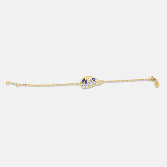 Tiberias Bracelet With Blue Sapphire