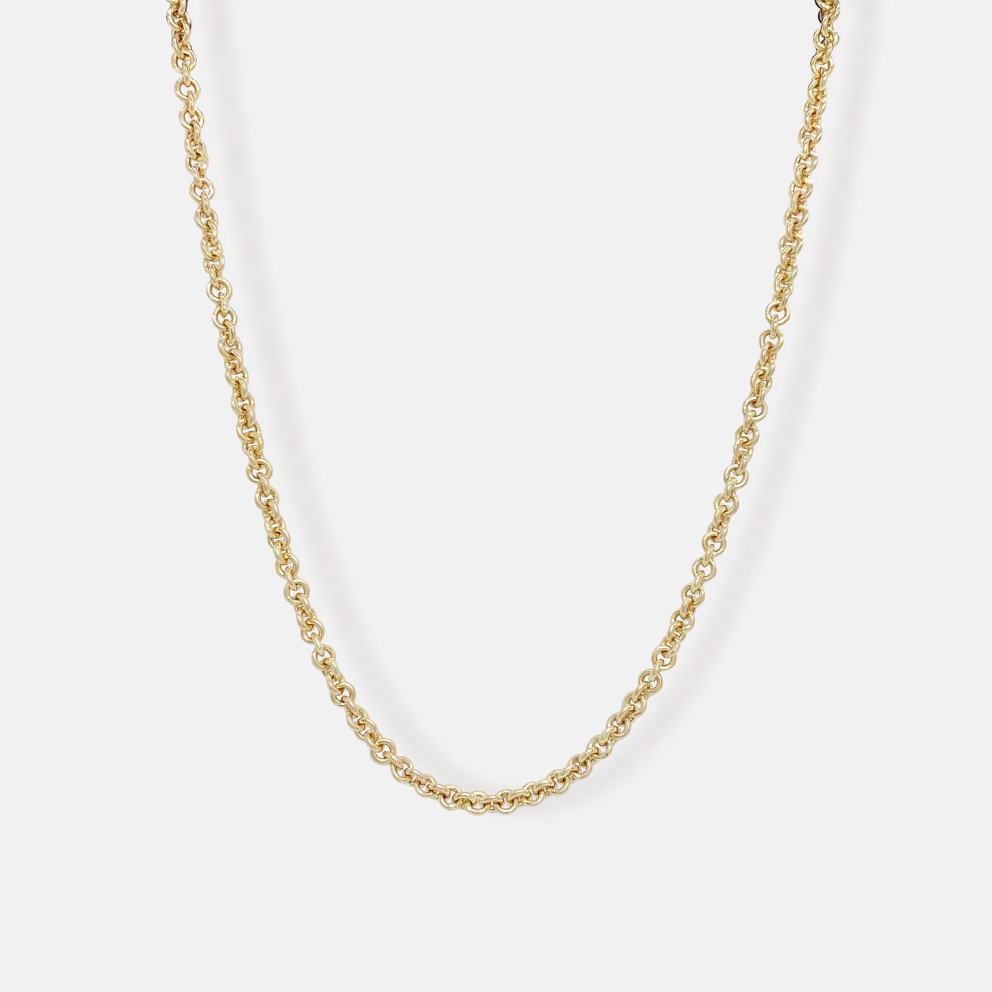 Gold Mini Cable Chain Necklace