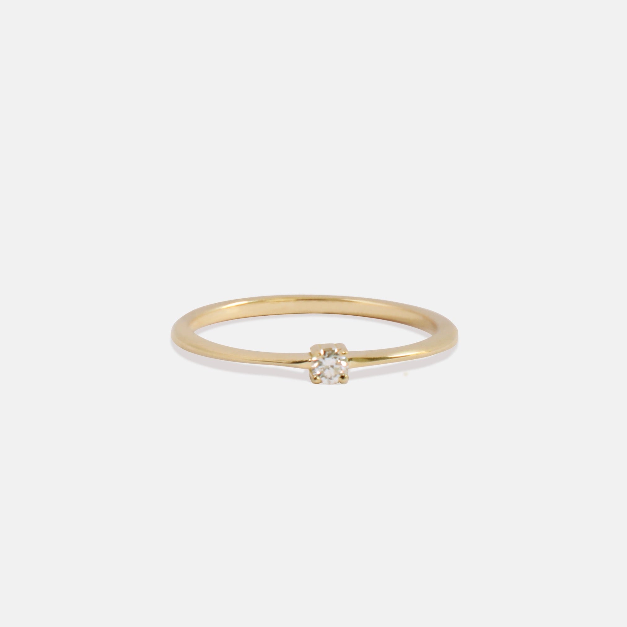 Solo Brilliant Diamond Ring – Maru - Fine Jewelry