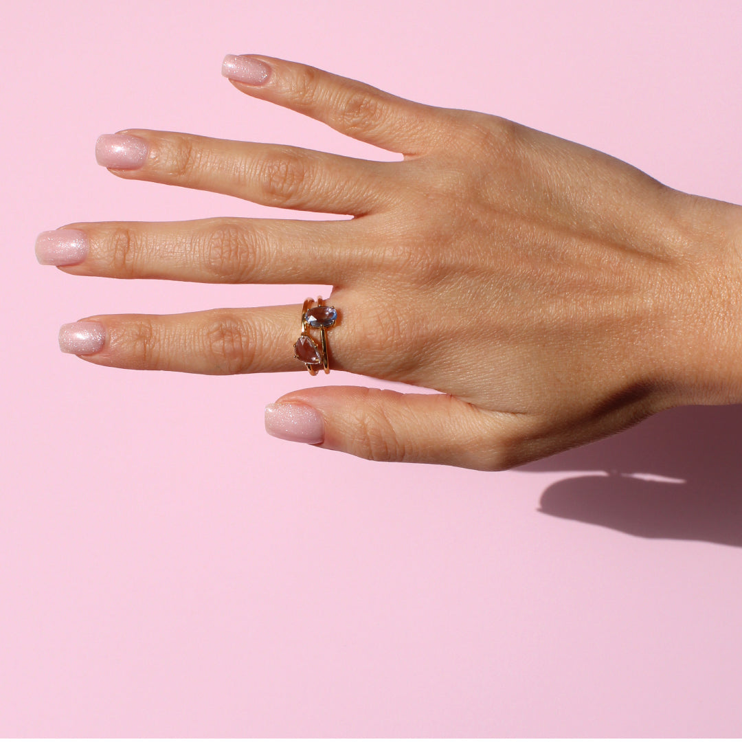 Daydream Rose Cut Sapphire Ring – Maru - Fine Jewelry