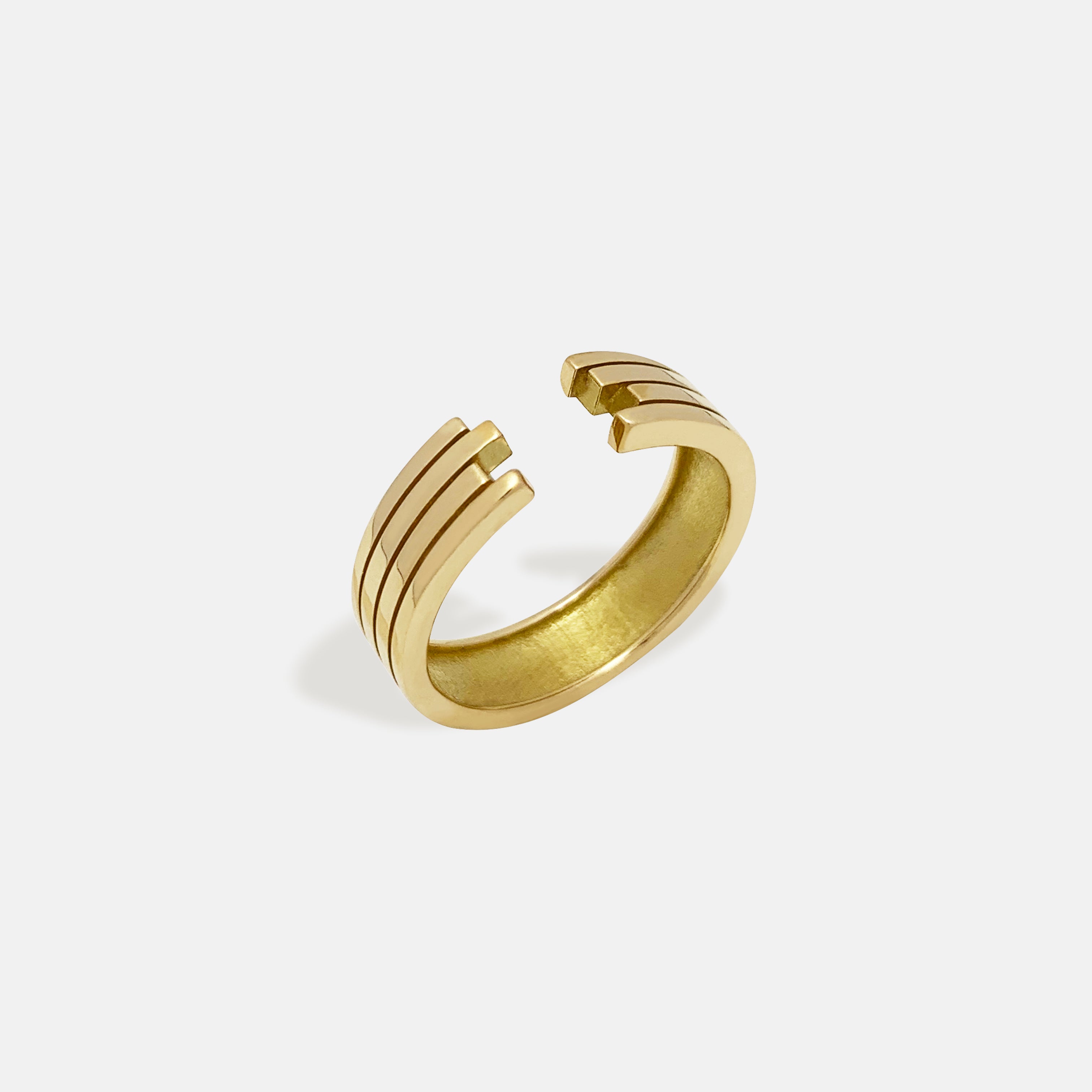 Gold Flow Open Ring – Maru - Fine Jewelry